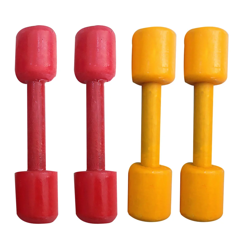 2 Pairs Kids Gym Toys Dumbells Gymnastics Props for Exercise Dumbbell Children Grabbing