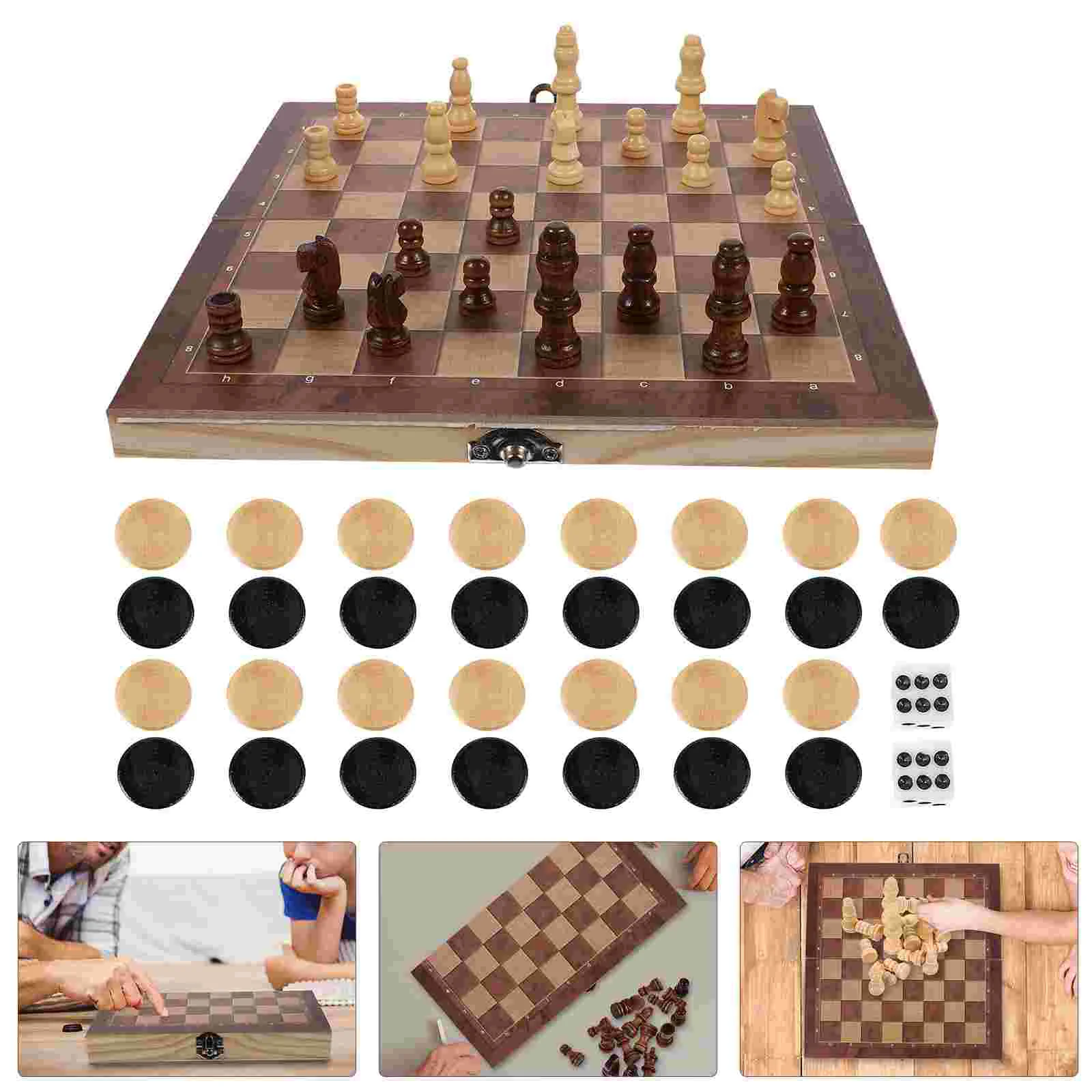 

International Chess Board Game French Games Toy for Kids Educational Plaything Classic