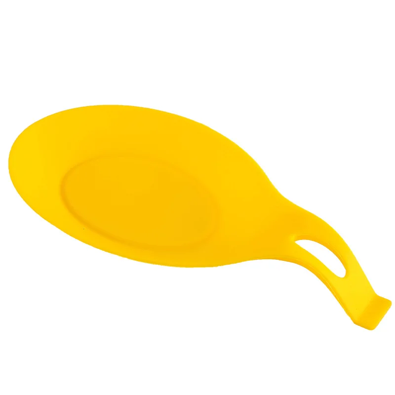 Heat Resistant Spoon Holder Silicone Spoon Rest Holder For Kitchen