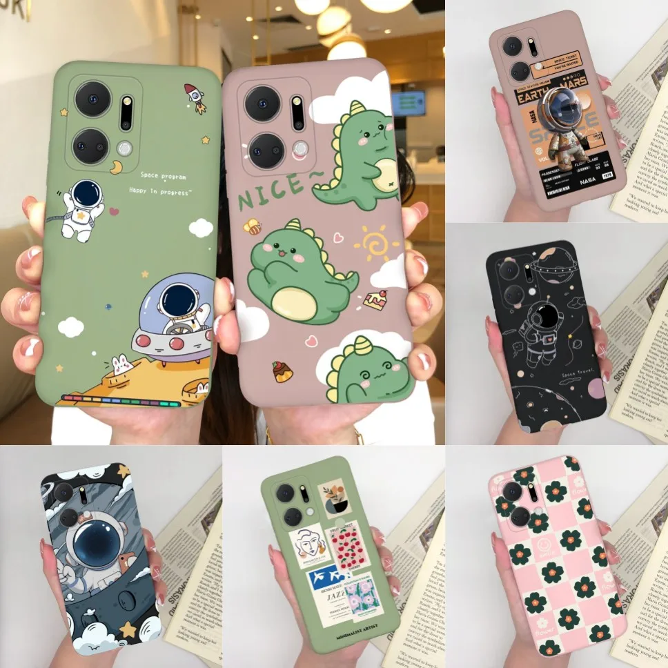 Custodia In Silicone Antishock Per Huawei Honor X7A Design Cani 04 Disegni