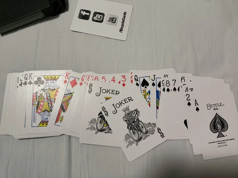 Playing Cards Bicycle Rider Back Black Playing Cards USPCC Standard Deck Poker Size Magic Card Games Magic Tricks Props for Magician