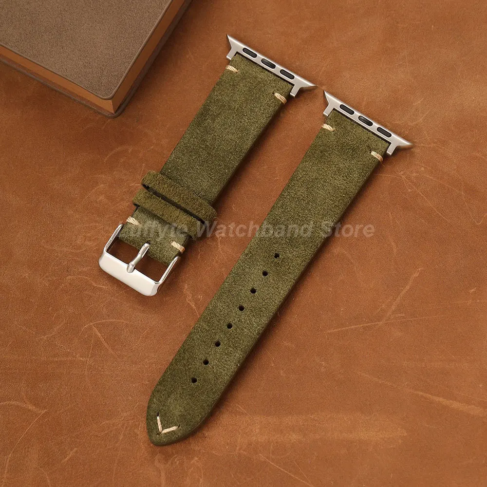 Luxurious Suede Leather Watch Strap Bracelet