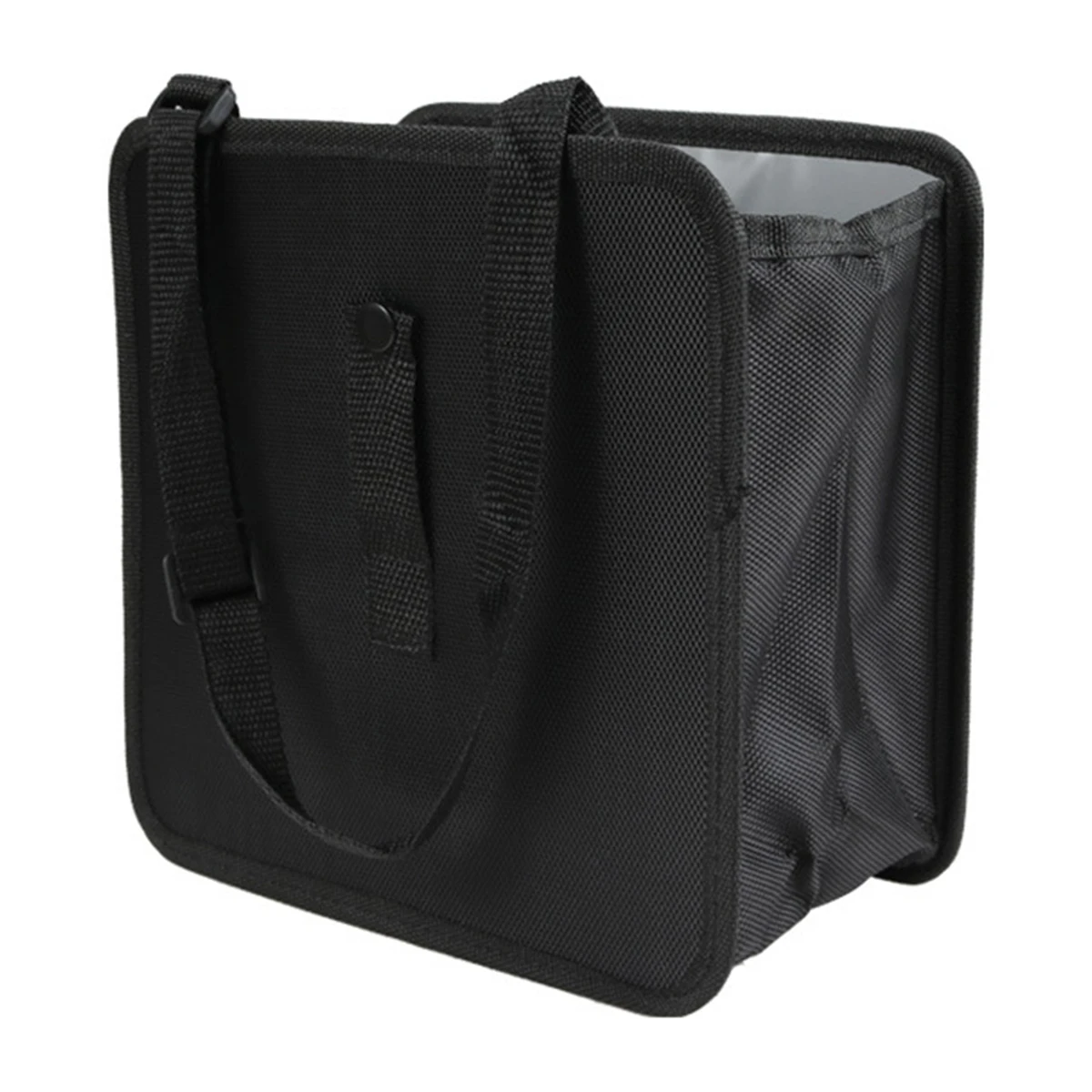 Foldable Car Trash Can 6.58L Car Trash Organizer Bin Portable Hanging Dustbin Storage Bag with Adjustable Strap Waterproof