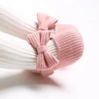 0-18M Baby Girls Cotton Shoes Retro Spring Autumn Toddlers Prewalkers Cotton Shoes Infant Soft Bottom First Walkers 6