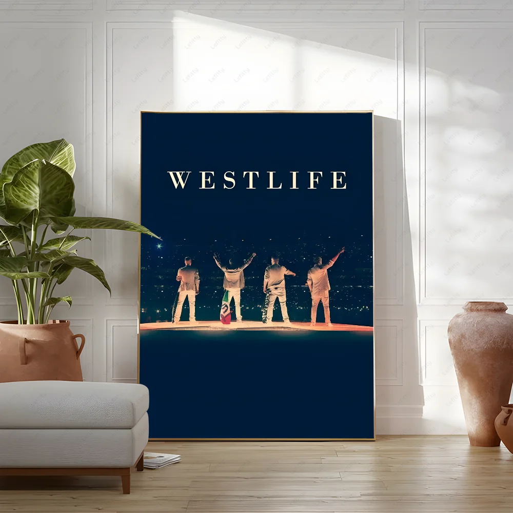 Westlife Rock Band Mode Poster Wand Kunst Malerei Studie Nordic Home Decor – Detail 8