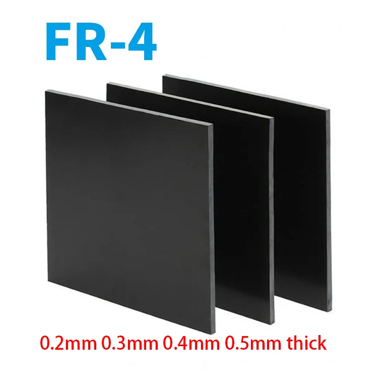 0.2mm 0.3mm 0.4mm 0.5mm thick black G10 Fiberglass panel FR4 fiberglass