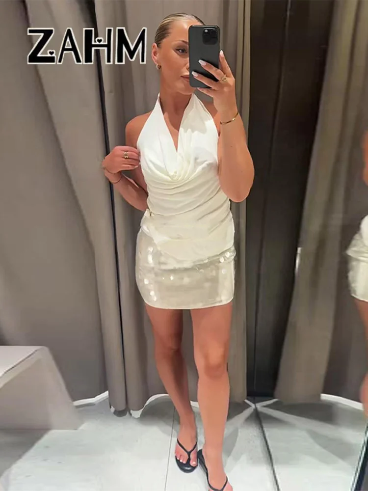 Glamorous Sequin Mini Skirt - High Street Fashion Chic