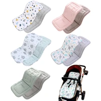 Comfortable Cotton Baby Stroller Pad Four Seasons General Soft Seat Cushion Child Cart Seat Mat Kids Pushchair Cushion For 0-27M
