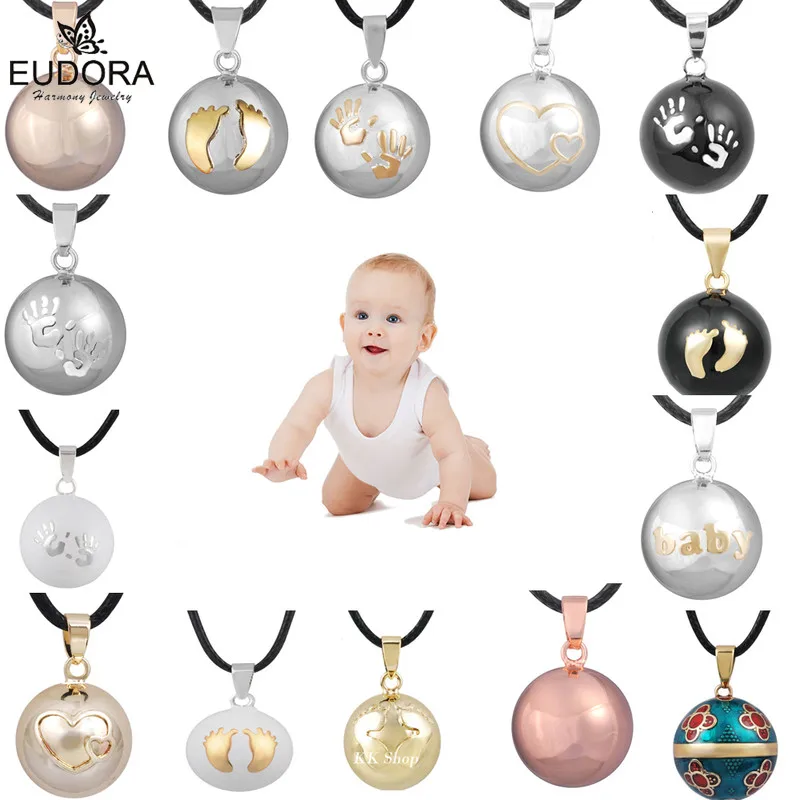 Collier De Grossesse Bola Avec Bille Sonore – Modèle Oiseaux Doré – Fait Main, Neuf Avec étiquettes