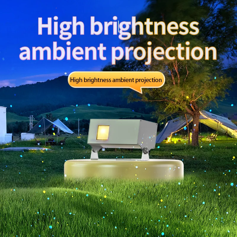 Dynamic firefly starry sky laser projection light outdoor atmosphere light Scenic park lawn lighting waterproof laser