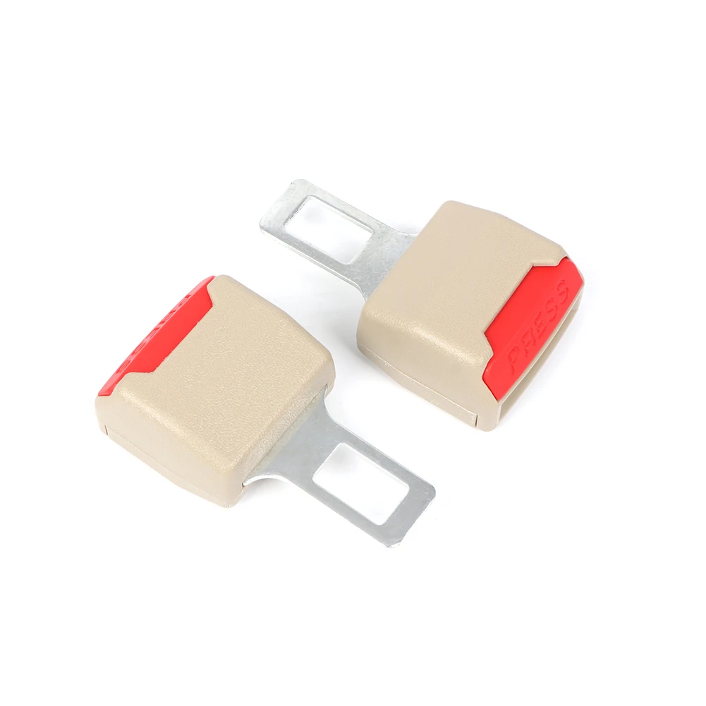 Seat Belt Extender 1/2PCS Car Seat Belt Clip Extender Safety Seatbelt Lock Buckle Plug Thick Insert Socket Extender Safety Seatbelt Buckle