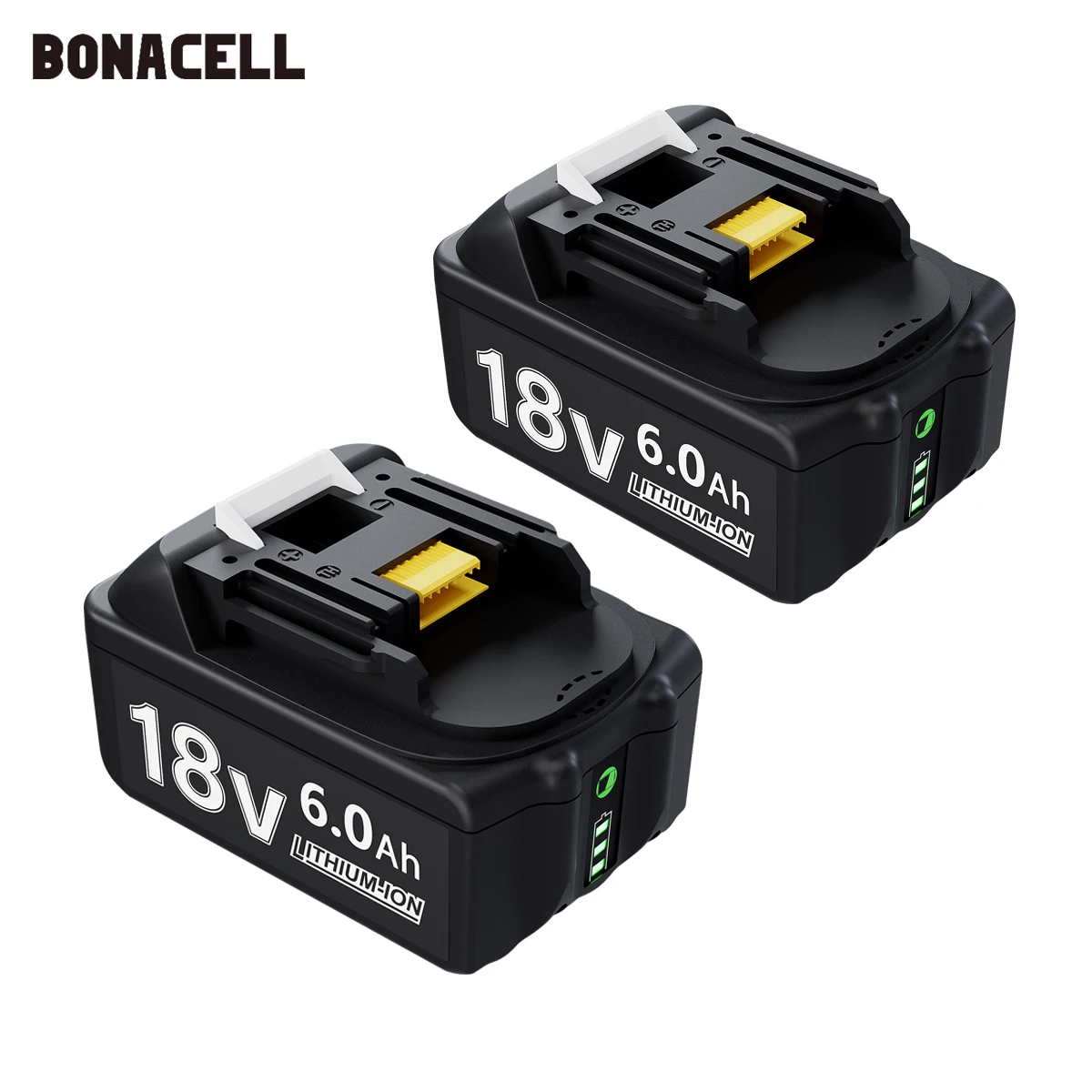 2 New For Makita BL1830 BL1860 BL1850 LXT BL1820 6000mAh 18V Lithium Ion Battery 