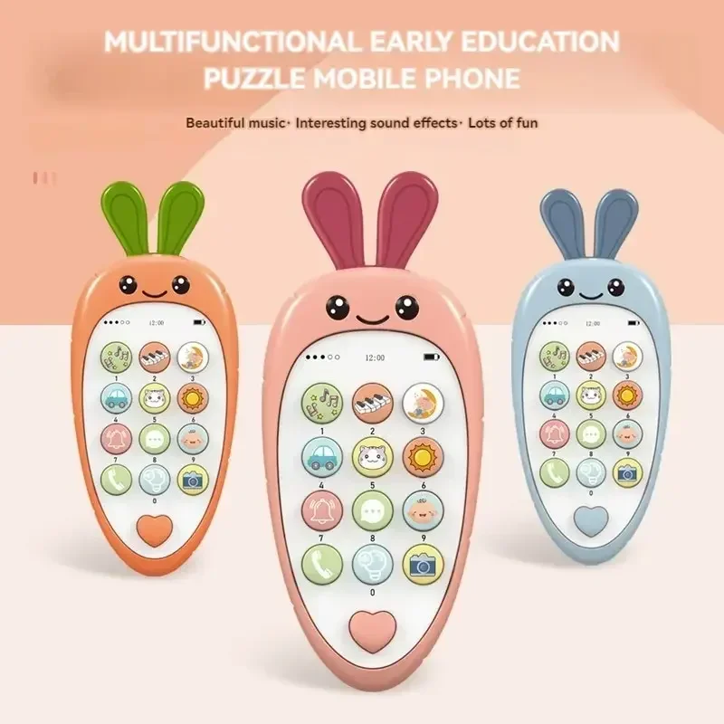 Simulated Biting Mobile Phone Toy for Early Education with Music and Story Learning