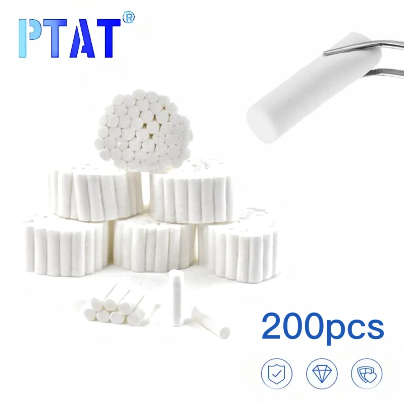 

Dental Cotton Roll Surgical Cotton Rolls Dentist 100% Cotton High Absorbent Odontologia dental tipodontos Product 200pcs/4bags