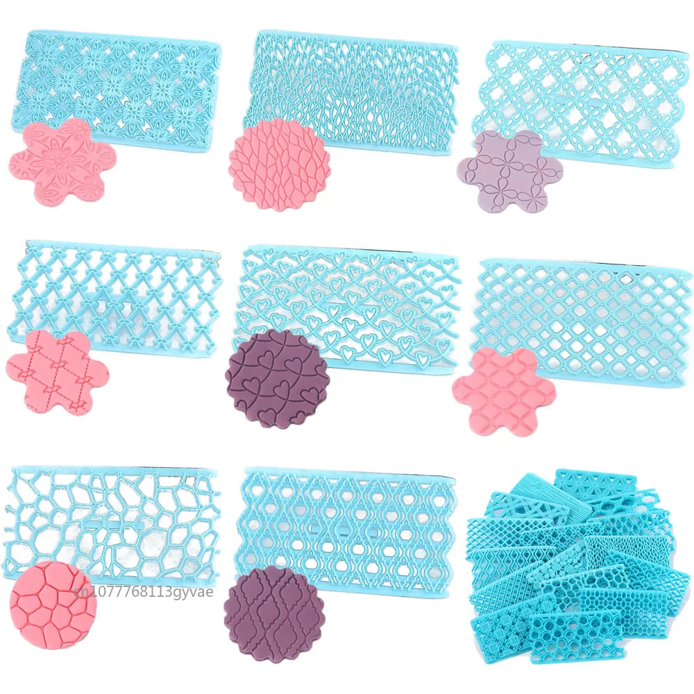 Description Picture 2 of itemMultiple Styles Pottery Embossing Mold Polymer Clay Stamp Flower Printing Mold DIY Ceramic Texture Mud Sculpture Modeling Tools
