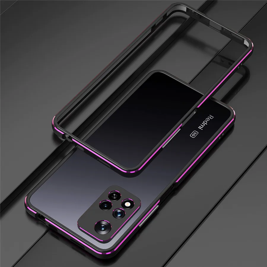 Dropshipping Matching Colors M4Pro Aluminum Metal Bumper For Xiaomi POCO M4 Pro M4Pro 5G Cover CASE Carmera+Frame Protector