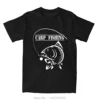 Men's Clothing Carp Fishing Oversized T-shirt Leisure Cotton Tshirt Hip Hop Streetwear Tops Summer O-Neck Fitness T Shirt