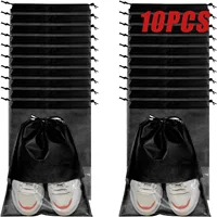 5/10PCS Women Men Shoes Bag Non-Woven Fabric Travel Drawstring Shoes Cloth Bags Pouch Case Organizer Travel Accessories 1
