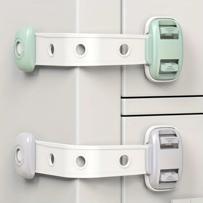 Child safety lock, anti pinch refrigerator latch
