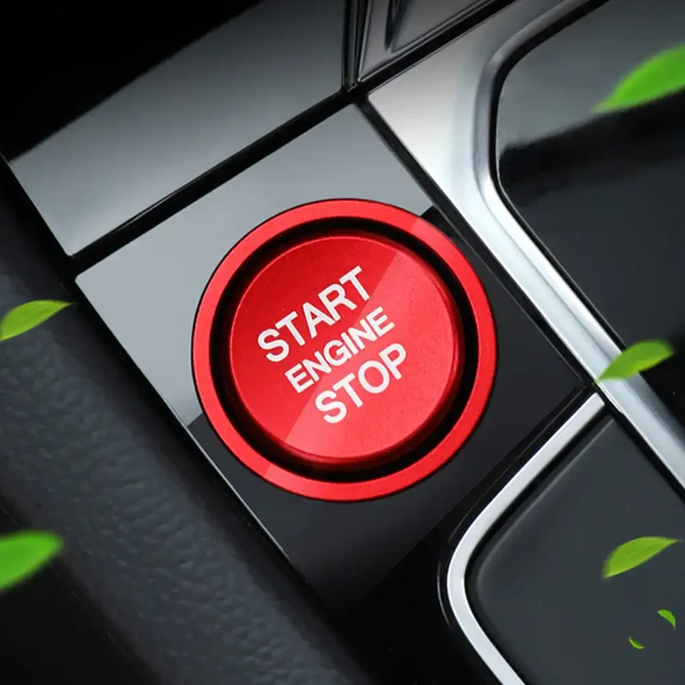 Car Engine Start Button Ignition Key Ring Cover Trim For VW Models