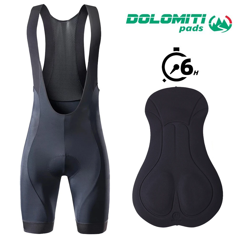 RION Premium Men's Cycling Bib Shorts with Dolomiti Padding – High Performance Bike Wear