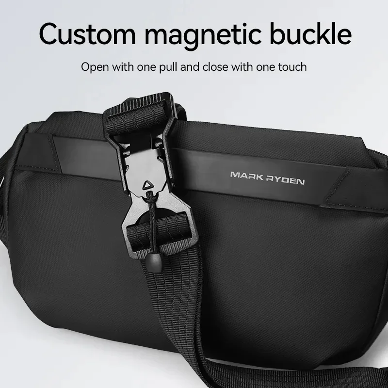 Men's Chest Bag Business Leisure Multifunctional Sports Cycling Crossbody Bag