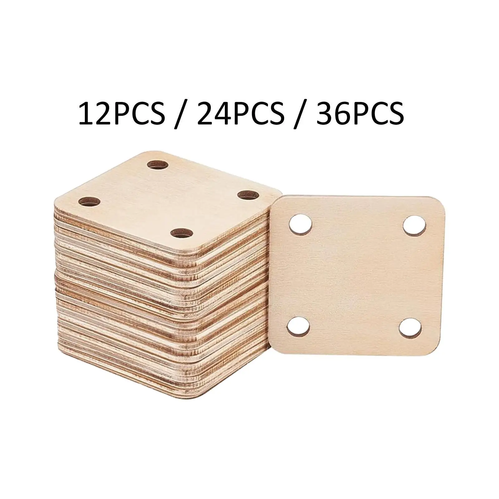 Wooden Weaving Cards Set Tablet Weaving Cards 2x2 inch Handmade Wood Loom Cards