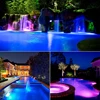 38W LED Swimming Pool Lamp 12V Underwater Lamp IP68 Colorful RGB Underwater Atmosphere Lamp Remote Wall-mounted Light 4