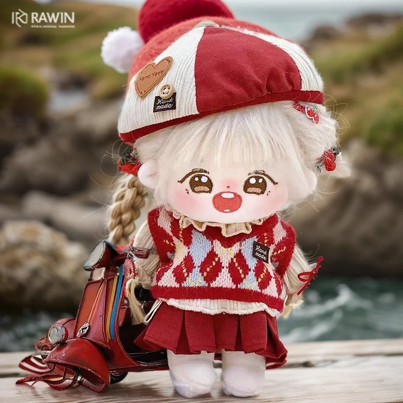 

Cotton doll 20cm, autumn and winter styles, Chinese New Year clothing, cute and festive gift