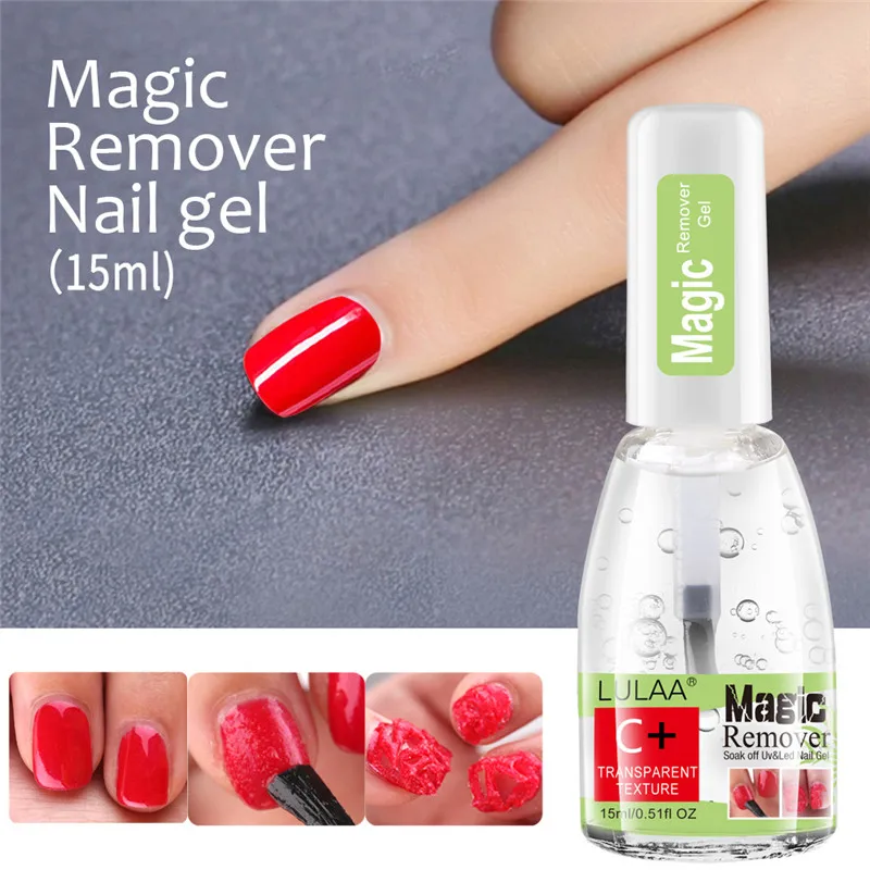 Nail Polish Remover Magic Burst Gel Lint-Free Degreaser Cleaner Fast Soak Off UV Gel Art