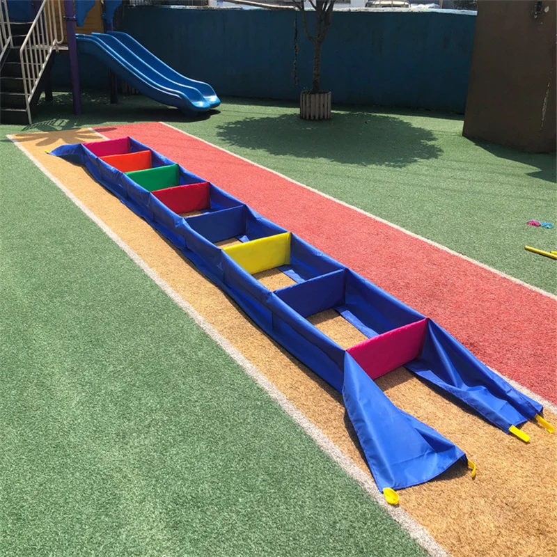 Kindergarten Cloth Magic Train Outdoor Children Crawling and Jumping Outdoor Game Props Sensor Integration Training Equipment