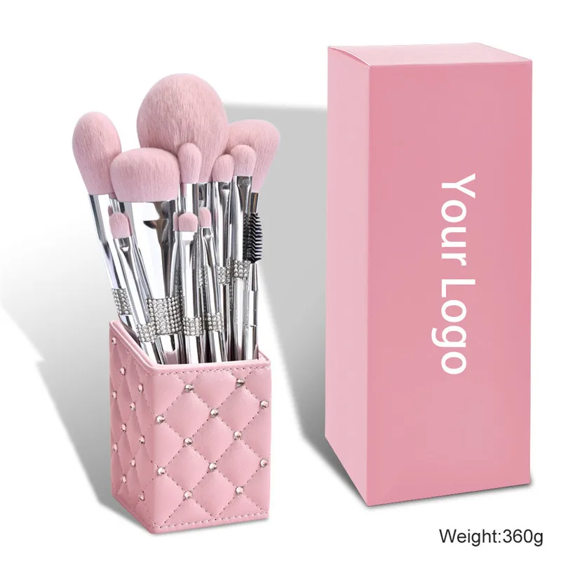 

Makeup Brushes 11pcs Makeup Brush Set Foundation Blending Brush Face Powder Blush Concealers Eye Shadows Make Up Brushes Kit wit