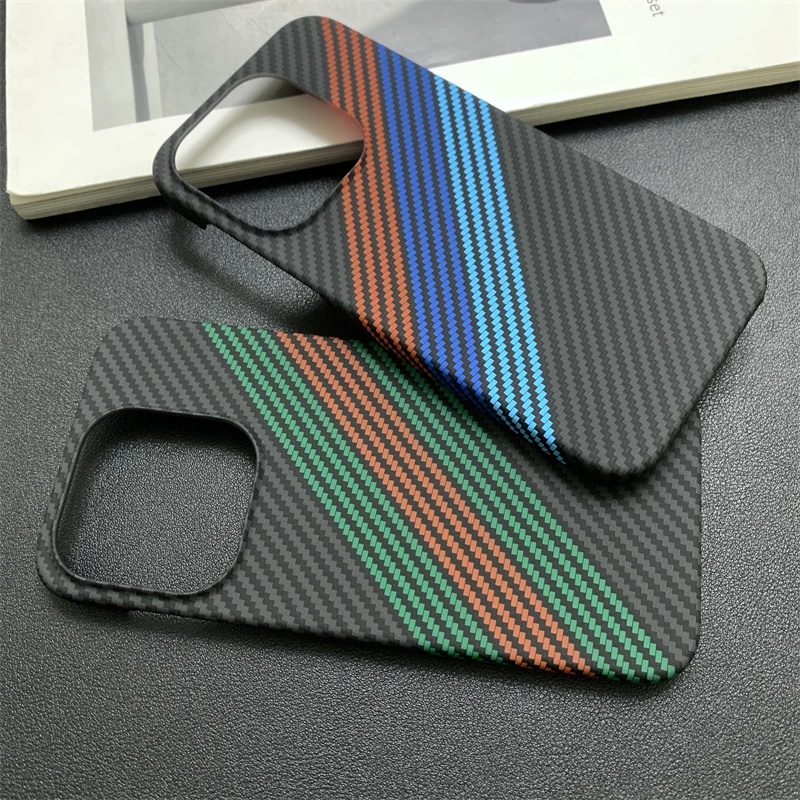 Carbon Fibre Slim Protective Hard Back Phone Case