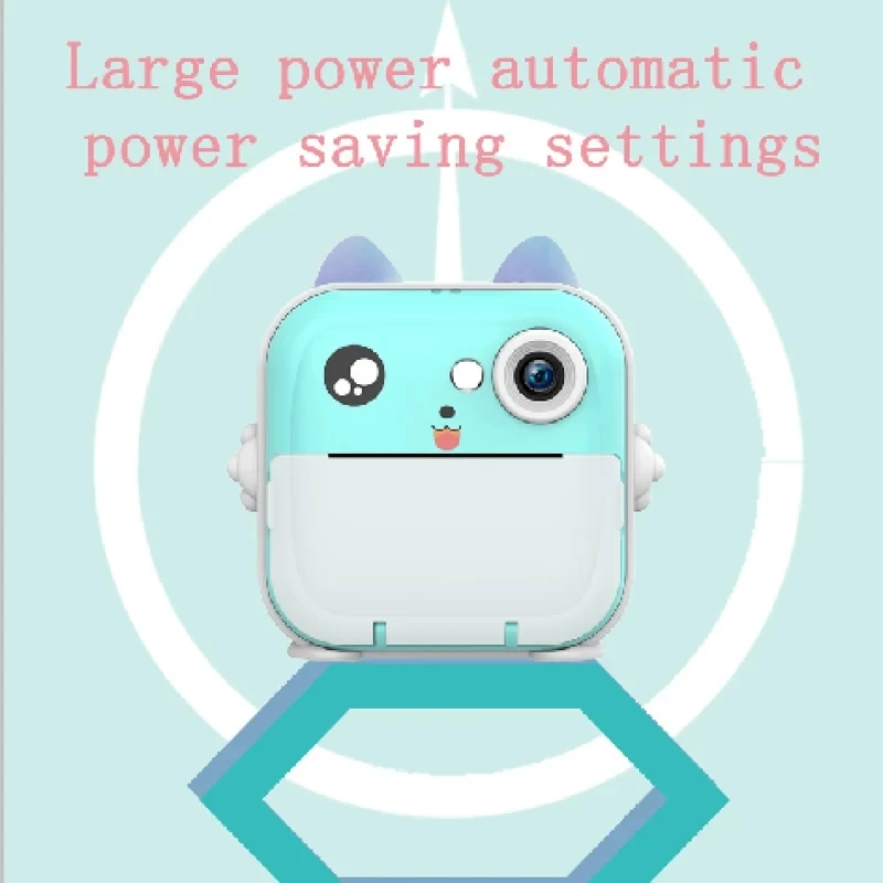 Digital Camera Kids Instant Print Camera Children's Digital Photo Video Camera with Thermal Printer Child Birthday Gift Toy for Boy Girl