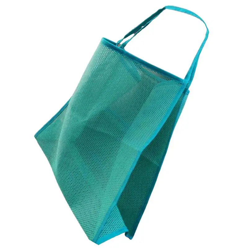 

Beach Bag Large Mesh Tote Bag Portable Carry Tote Bag For Family Beach Kids Toys Beach Bag Swimming Gear Storage Bag