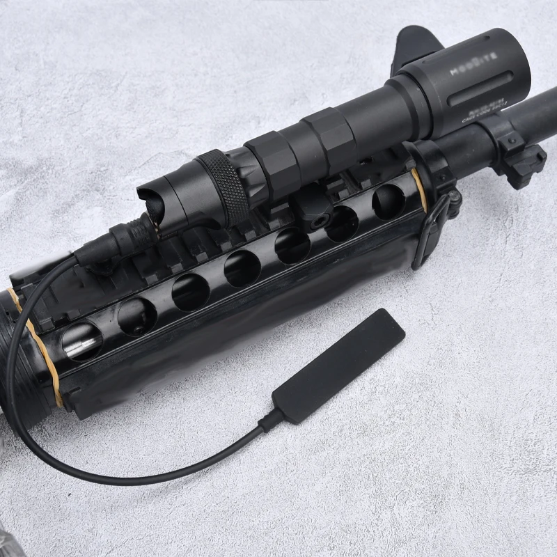 Tacitcal Airsoft Metal PLHv2 Gun Light 1300 LM With Metal Dual Function Switch High Power M-lok Keymod Picatinny Mount Hunting