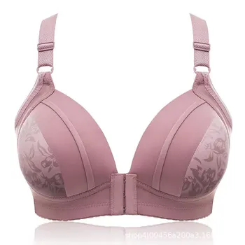 Women Front Button Compression Sports Bra Front Closure Bras for Womens Bras Comfortable Support Womens Bras No Underwire Pack 1