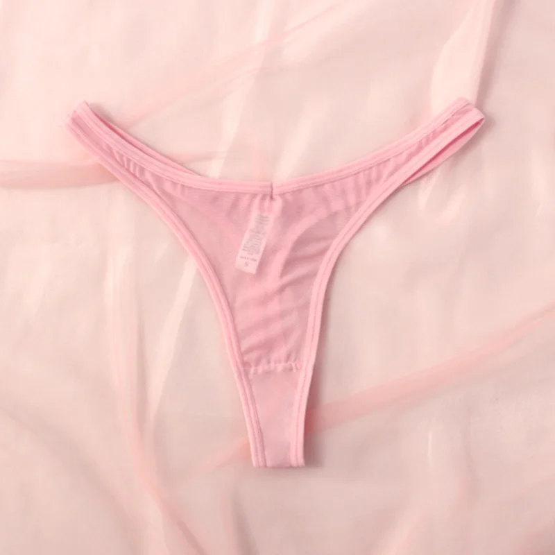 

Mesh Thong Women Seamless Sexy Lingerie Woman Transparent Underpants Female Tiny G Strings Soft T-Back Underwear Tangas Panties