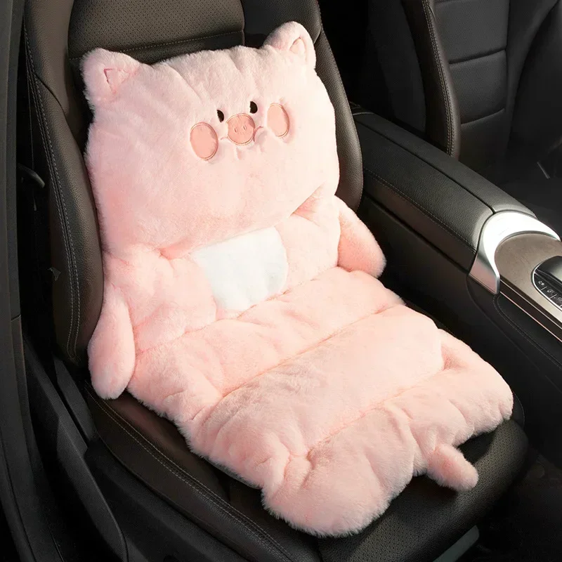 Appdee Universal Winter Car Seat Cushion Imitation Rabbit Fur Car Seat Cover Thick Plush Soft - View #7
