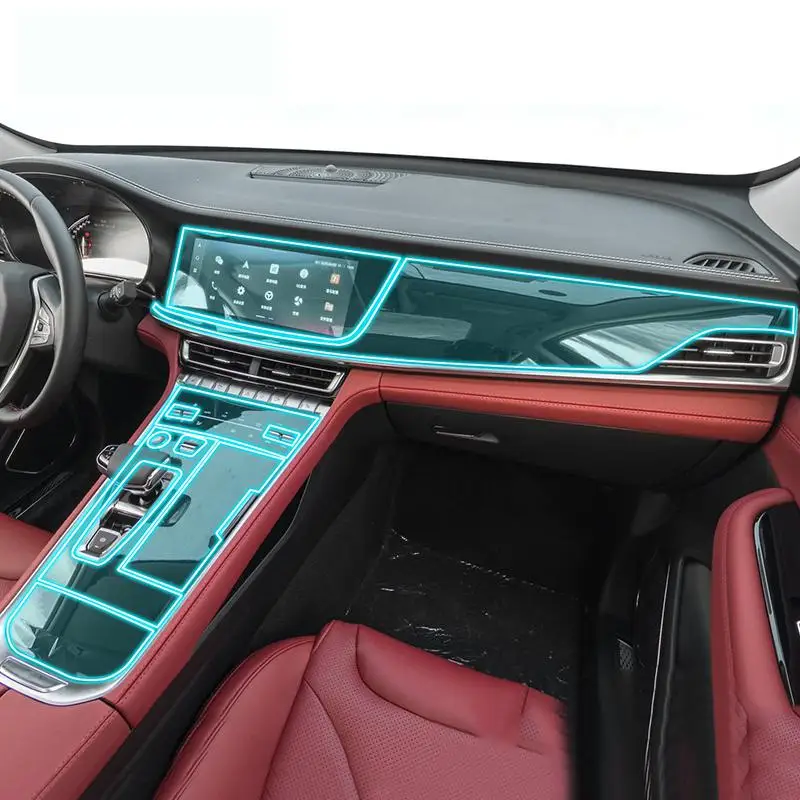 

For Changan CS85 COUPE 2019-2023Car Interior Center console Transparent TPU Protective film Anti-scratch Repair film Accessories