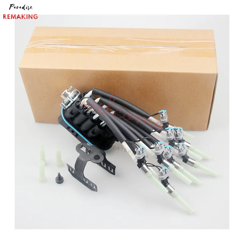 

Cylinder Fuel Spider Injector with Bracket FJ504 2173029 89060440 93414235 for Chevy Suburban Express Truck Savana 5.0 Liter 5.7