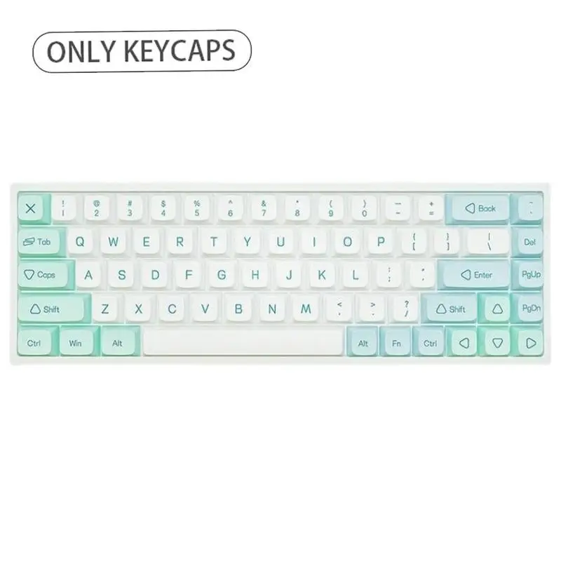 Bpt Xda-cap Chave Mecânica Personalizada Ice Crystal Mint Dye-sub Inglês 61 63 64 68 75 84 87 S2b4 - Imagem 4