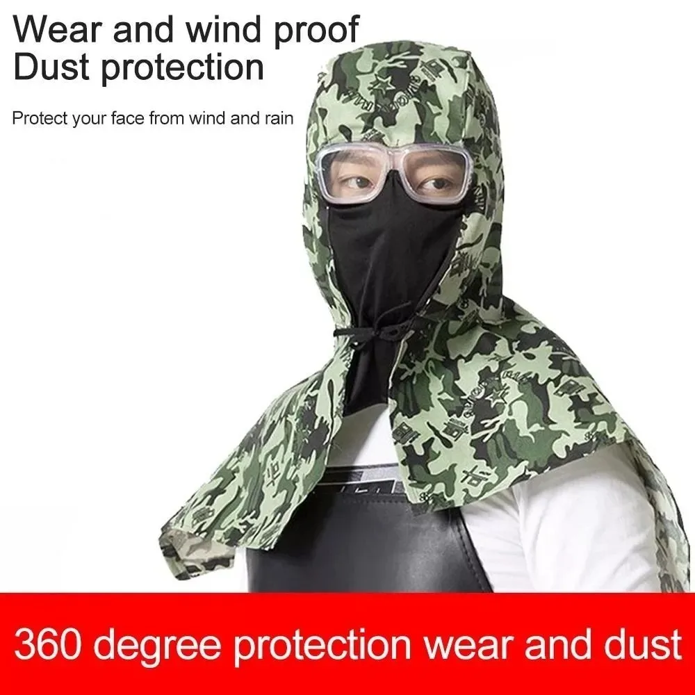 New Full Protective Welding Hood Washable Sun Protection Welding Neck Cover for Men Women Outdoor Welding head cover