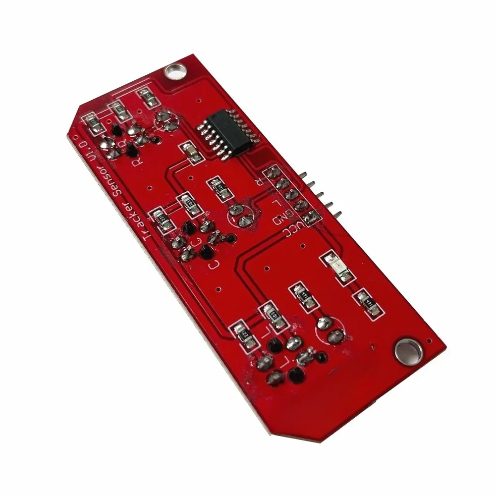 DIY 로봇 프로젝트 3방향 추적 라인 팔로워 모듈 조절 가능한 감도 5V 작동 전압 표시등