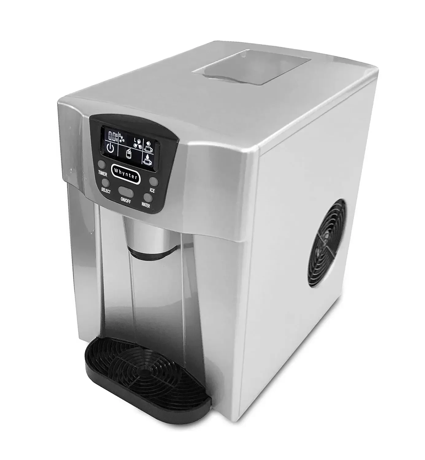 Silver IDC-221SC Countertop Direct Connection Ice Maker and Water Dispenser, One Size 2