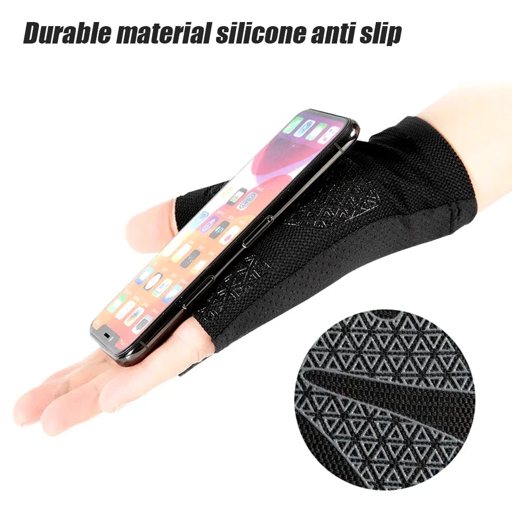 1 Pair Summer Cycling Gloves Fingerless Fitness Fishing Women Men Spring Gym Breathable Non-slip Yoga Elastic Bicycle Gloves 5