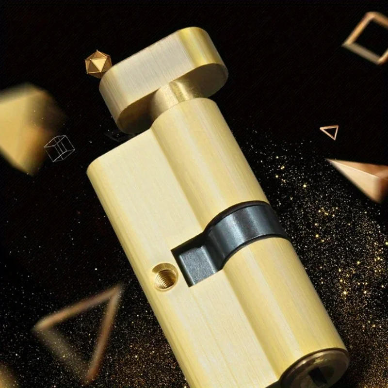 European Standard Cylinder Full Copper Household Door Lock Anti-theft Lock Cilinder 60mm