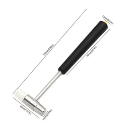 Compact Double - Headed Metal Hammer for DIY Jewelry and Watch Repair (A)