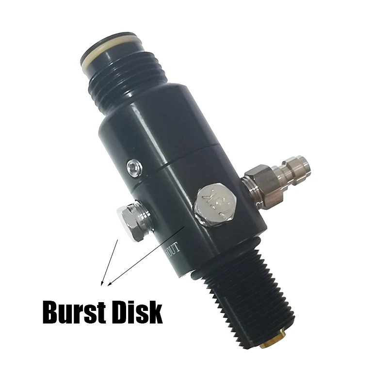 Régulateur Acier Inoxydable Pour Réservoir PCP - Vanne Broche - Pression Entrée 3000psi - Neuf