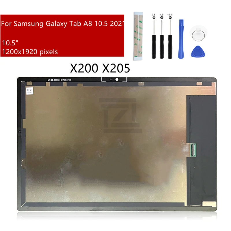 

Дисплей для Samsung Galaxy Tab A8 10,5 (2021), ЖК сенсорный экран, дигитайзер X205 X200, стеклянная панель в сборе, запасная часть для ремонта
